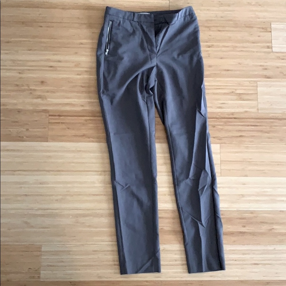 H&M grey gray work dressy pants size 4